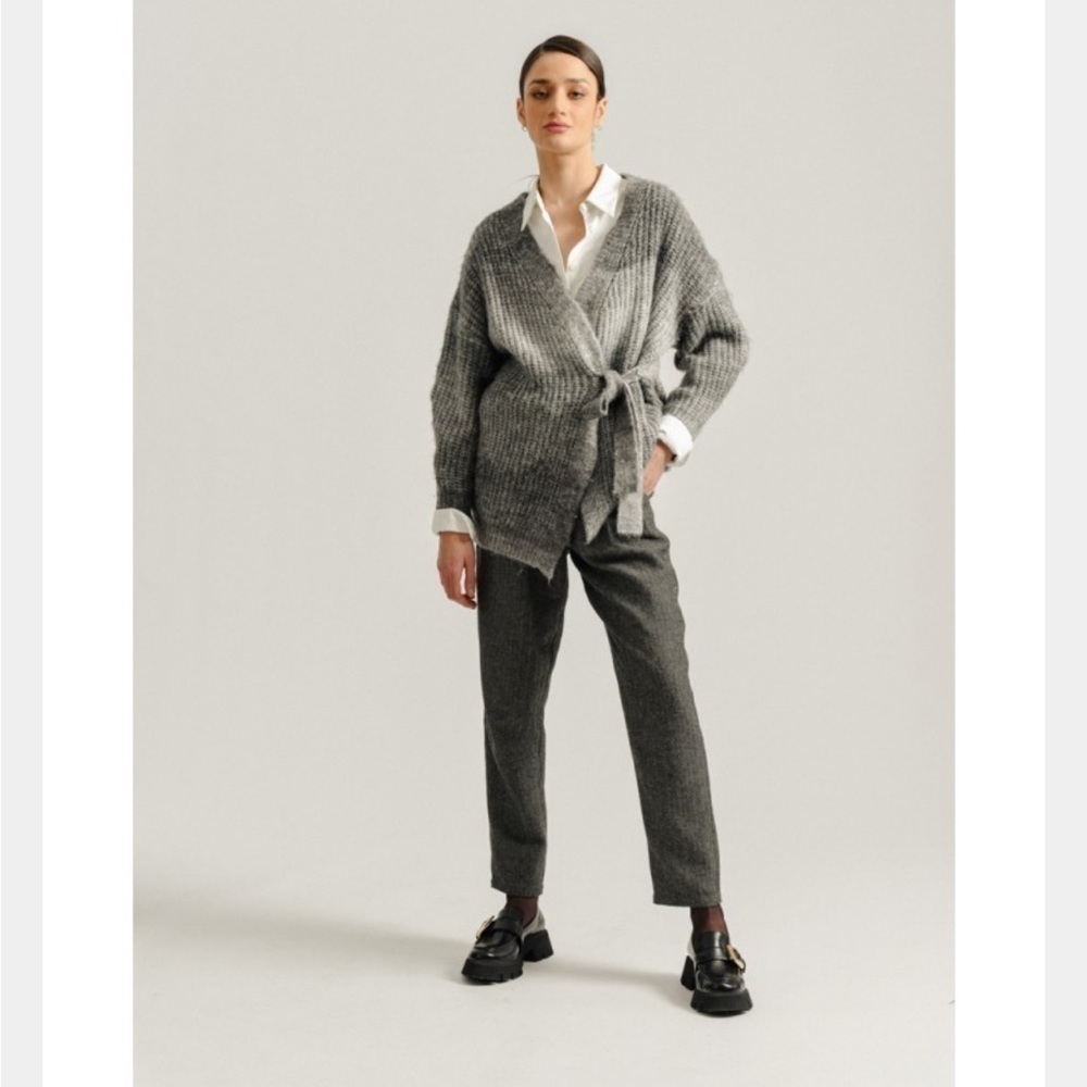 WRAP tie cardigan - Picture 1 of 7